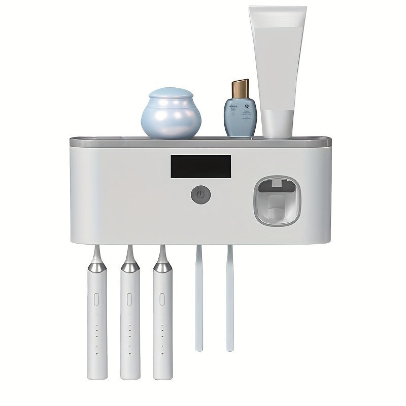 USB wireless charging Ultraviolet toothbrush sterilizer punch-free sterilization toothbrush holder toothbrush sterilizer rack